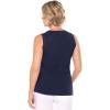image:imageWomens Basic Tank  UPF 50 Sun Protection  MoradaNavy