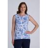 image:imageWomens Basic Tank  UPF 50 Sun Protection  MoradaPeriwinkle Isla Bonita