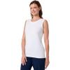 image:imageWomens Basic Tank  UPF 50 Sun Protection  MoradaWhite