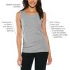 image:imageWomens Basic Tank  UPF 50 Sun Protection  MoradaWhiteNavy