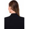 image:imageWomens Long Sleeve Sun Wrap with Back Slit  UPF 50 Sun Protection  LumaLeoBlack