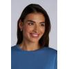 image:imageWomens Long Sleeve TShirt  UPF 50 Sun Protection  MoradaBlue Dusk