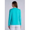 image:imageWomens Long Sleeve TShirt  UPF 50 Sun Protection  MoradaCoolibar Blue