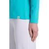 image:imageWomens Long Sleeve TShirt  UPF 50 Sun Protection  MoradaCoolibar Blue