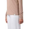 image:imageWomens Long Sleeve TShirt  UPF 50 Sun Protection  MoradaDark Taupe Heather