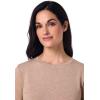image:imageWomens Long Sleeve TShirt  UPF 50 Sun Protection  MoradaDark Taupe Heather