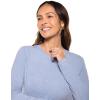 image:imageWomens Long Sleeve TShirt  UPF 50 Sun Protection  MoradaLight Blue Heather