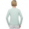 image:imageWomens Long Sleeve TShirt  UPF 50 Sun Protection  MoradaMisty Aqua