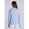 image:imageWomens Long Sleeve TShirt  UPF 50 Sun Protection  MoradaPeriwinkle