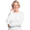 image:imageWomens Long Sleeve TShirt  UPF 50 Sun Protection  MoradaWhite