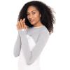 image:imageWomens Pullover Shrug  UPF 50 Sun Protection  LunaGrey Heather