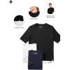 image:imageWomens Short Sleeve TShirt  UPF 50 Sun Protection  MoradaBlack