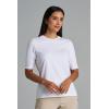 image:imageWomens Short Sleeve TShirt  UPF 50 Sun Protection  MoradaWhite