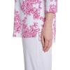 image:imageWomens Tunic Top with Long Sleeves  UPF 50 Sun Protection  StLuciaFuchsia Bouquet