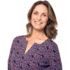 image:imageWomens Tunic Top with Long Sleeves  UPF 50 Sun Protection  StLuciaPeachy Pink