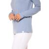 image:imageWomens VNeck Long Sleeve TShirt  UPF 50 Sun Protection  MoradaLight Blue Heather