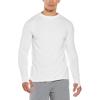 image:imageMens LongSleeve TShirt with Thumbholes  UPF 50 Sun Protection  LumaLeo in BlackWhite