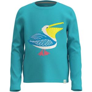 image:imageKids Graphic Long Sleeve TShirt  UPF 50 Sun Protection  Coco PlumBlue Curacao