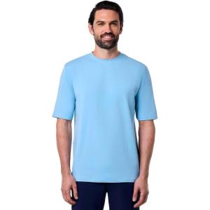 image:imageMens Short Sleeve TShirt  UPF 50 Sun Protection  MoradaArctic Blue