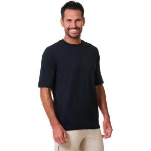 image:imageMens Short Sleeve TShirt  UPF 50 Sun Protection  MoradaBlack