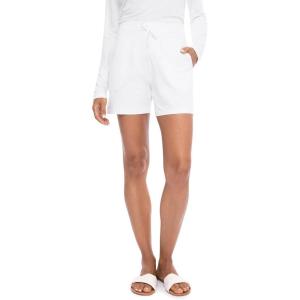 image:imageWomens Knit Shorts  UPF 50 Sun Protection  AventuraWhite
