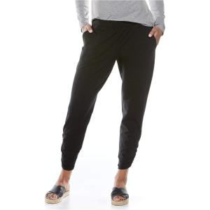 image:imageWomens Ruche Pants  UPF 50 Sun Protection  CafeBlack