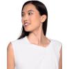 image:imageCoolibar UPF 50 Womens Tampa Twist Tank Black XSmall Solid  Sun ProtectiveWhite