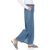 image:imageWomens Chambray Wide Leg Pants  UPF 50 Sun Protection  EnclaveLight Indigo
