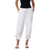 image:imageWomens Chambray Wide Leg Pants  UPF 50 Sun Protection  EnclaveWhite Chambray