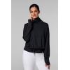 image:imageWomens Long Sleeve Turtle Neck Pullover  UPF 50 Sun Protection  Bay HarborBlack