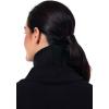 image:imageWomens Long Sleeve Turtle Neck Pullover  UPF 50 Sun Protection  Bay HarborBlack