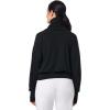 image:imageWomens Long Sleeve Turtle Neck Pullover  UPF 50 Sun Protection  Bay HarborBlack