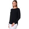 image:imageWomens Side Split Long Sleeve Shirt  UPF 50 Sun Protection  HeydayBlack