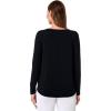 image:imageWomens Side Split Long Sleeve Shirt  UPF 50 Sun Protection  HeydayBlack