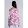 image:imageWomens Side Split Long Sleeve Shirt  UPF 50 Sun Protection  HeydayFuchsia Bouquet