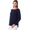 image:imageWomens Side Split Long Sleeve Shirt  UPF 50 Sun Protection  HeydayNavy