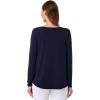 image:imageWomens Side Split Long Sleeve Shirt  UPF 50 Sun Protection  HeydayNavy