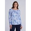 image:imageWomens Side Split Long Sleeve Shirt  UPF 50 Sun Protection  HeydayPeriwinkle Isla Bonita