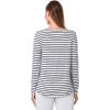 image:imageWomens Side Split Long Sleeve Shirt  UPF 50 Sun Protection  HeydayWhiteNavy