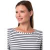image:imageWomens Side Split Long Sleeve Shirt  UPF 50 Sun Protection  HeydayWhiteNavy