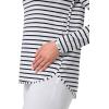 image:imageWomens Side Split Long Sleeve Shirt  UPF 50 Sun Protection  HeydayWhiteNavy