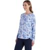 image:imageWomens Side Split Long Sleeve Shirt  UPF 50 Sun Protection  HeydayPeriwinkle Isla Bonita