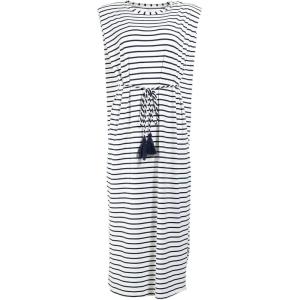 image:imageDress  UPF 50 Sun Protection  Coral WayWhiteNavy Stripe