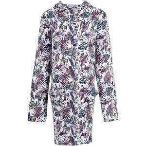 image:imageGirls Catalina Beach CoverUp Dress  UPF 50 Sun Protection  CatalinaMagnolia Pink Beach Leaves