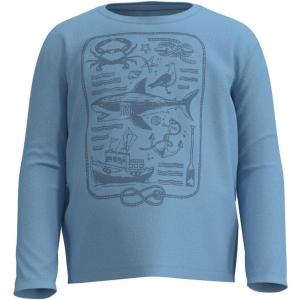 image:imageUnisex Graphic Long Sleeve TShirt  UPF 50 Sun Protection  Coco PlumArctic Blue