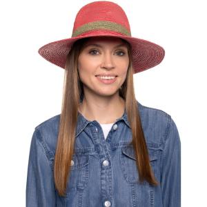 image:imageWomens Crochet Fedora  UPF 50 Sun Protection  PlayaMagnolia Pink