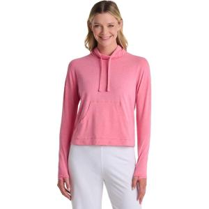 image:imageWomens Neck Pullover  UPF 50 Sun Protection  Solana MockFlamingo Pink
