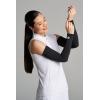 image:imageCoolibar Womens Performance Arm Sleeves  UPF 50 Sun Protection  MaxShieldBlack