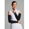 image:imageCoolibar Womens Performance Arm Sleeves  UPF 50 Sun Protection  MaxShieldBlack