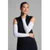 image:imageCoolibar Womens Performance Arm Sleeves  UPF 50 Sun Protection  MaxShieldWhite